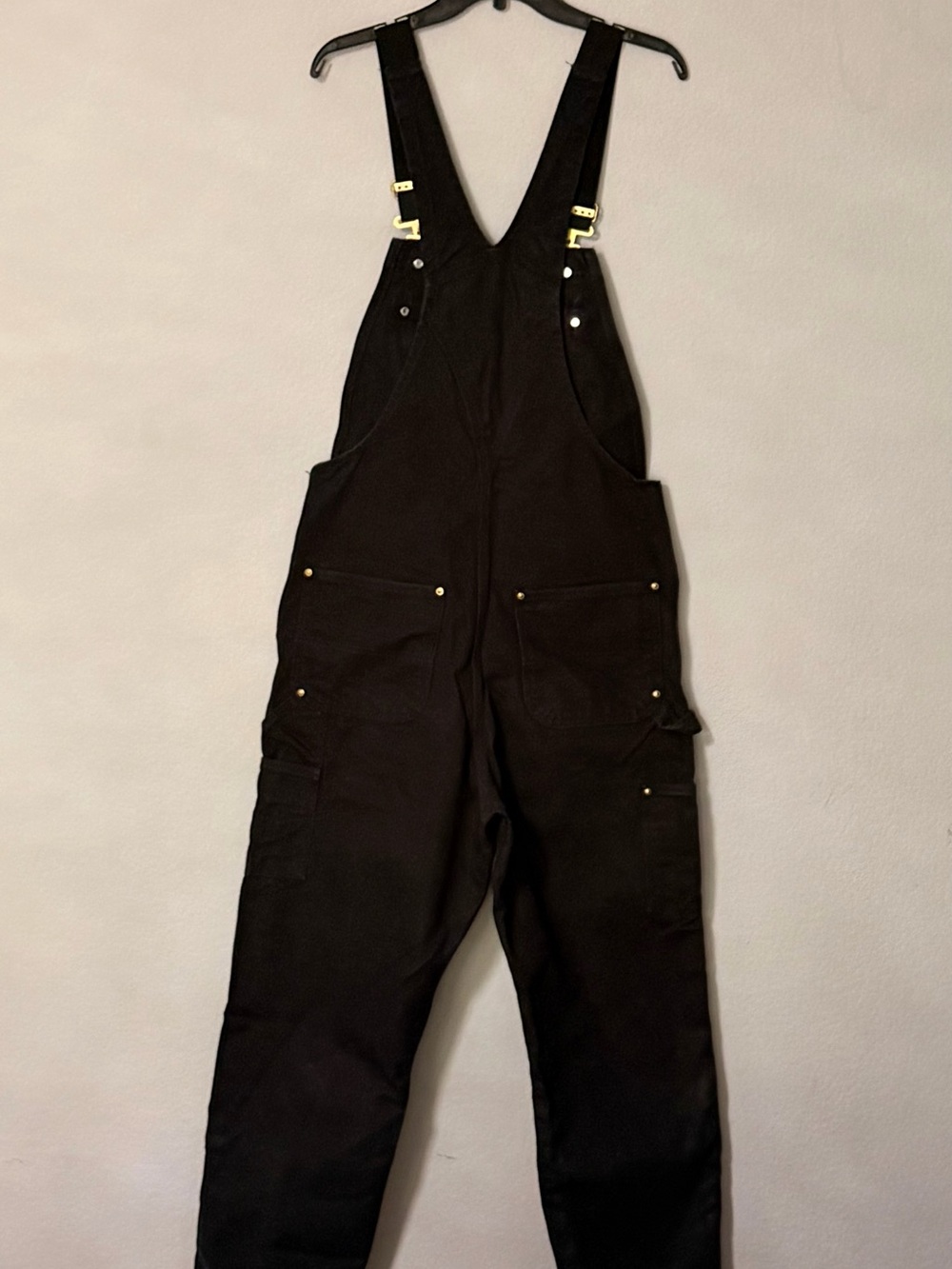 Carhartt Black Workwear Bib Overalls - Picture 10 of 12